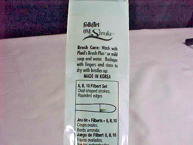 Donna Dewberry Filbert Brush Set Plaid #1205 One Stroke