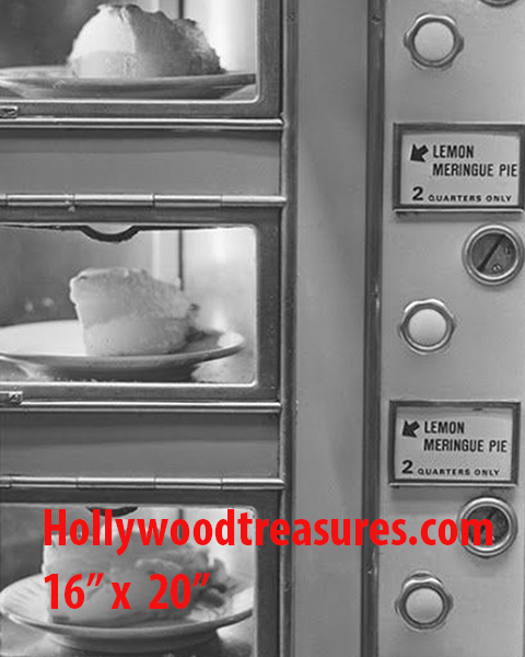 Horn & Hardart~Lemon Meringue Pie~Restaurant Decor~Photo~ Poster~ 16" x  20"