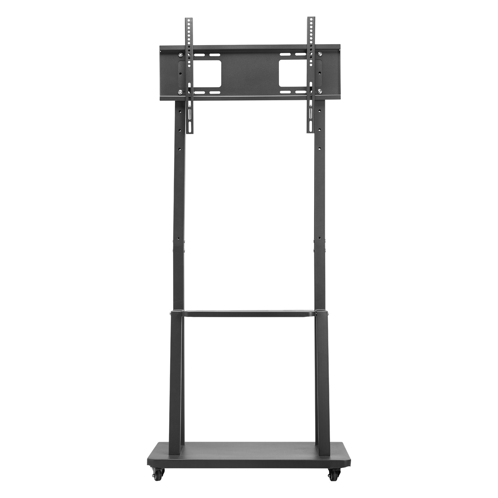 32 to 75 Inch TVs Rolling TV Stand Mobile TV Cart Holds Up to 150 lbs Black