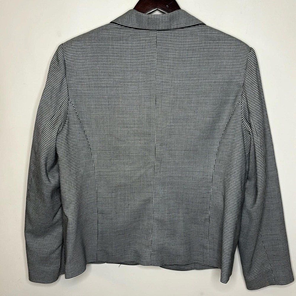 LINDOR Houndstooth Black & White Blazer - Size 16