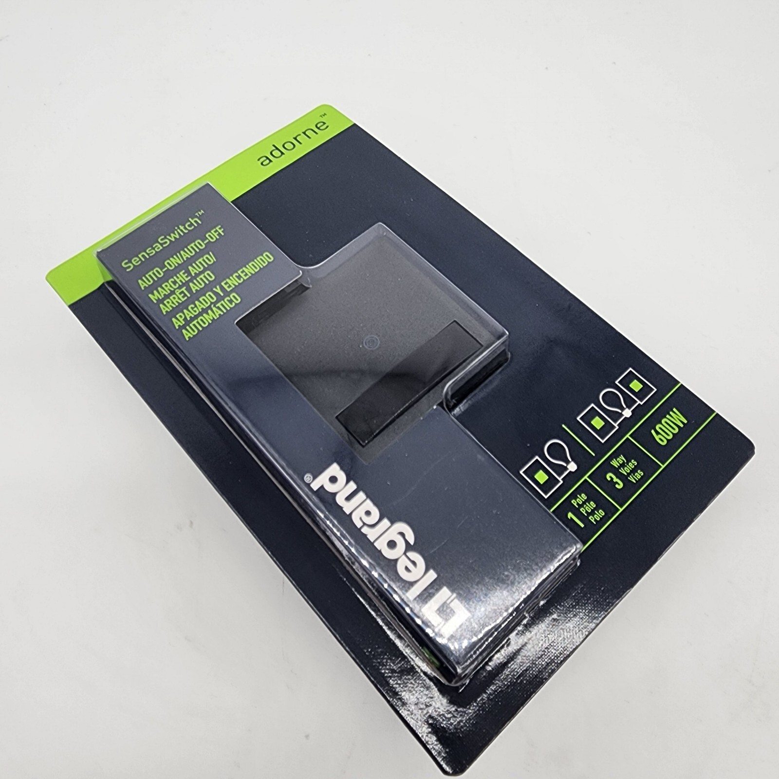 4 Pack Black Legrand Adorne Motion Switch Auto On/Off ASOS32G4 SensaSwitch