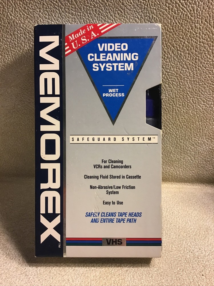 VCR Head Cleaner Tape With Fluid