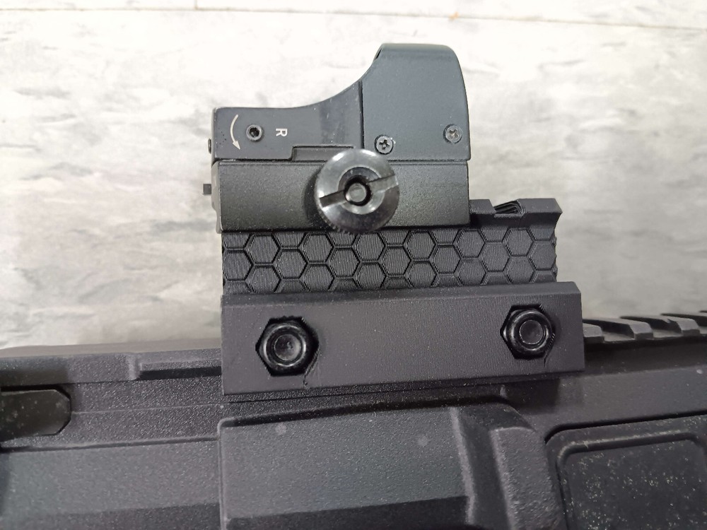 Airsoft Riser Picatinny Rail Mount , 60mm Length , ABS Plastic