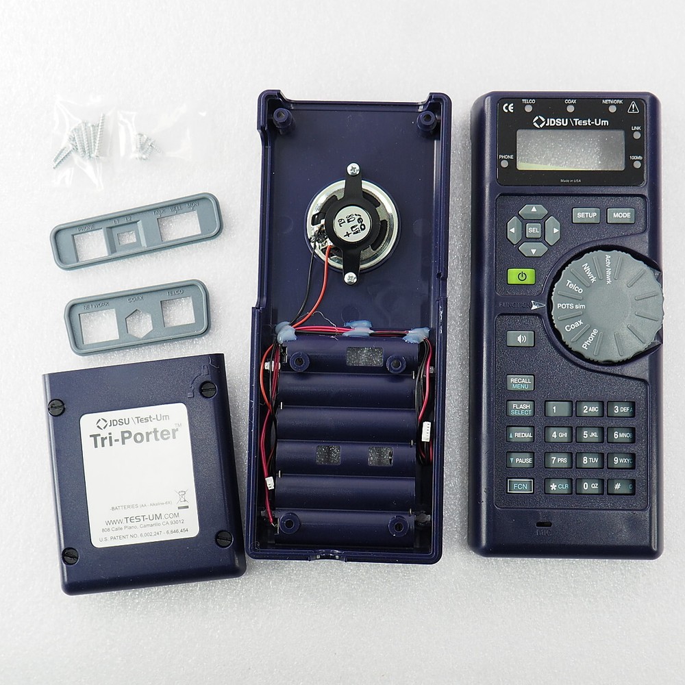 JDSU/Test-Um REPLACEMENT Casing for IVT600 Tri-Porter Network Cable Tester