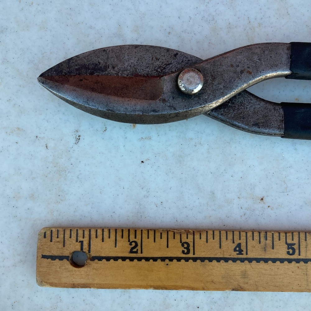 Task Force Tin Snips Shears Cutting Tool Drop Forged Solid Steel Blades 10 in