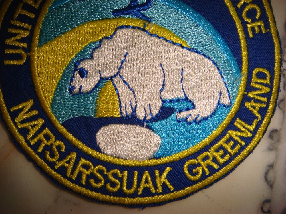 US AIR FORCE NASARSSUAKE IN GREENLAND PATCH