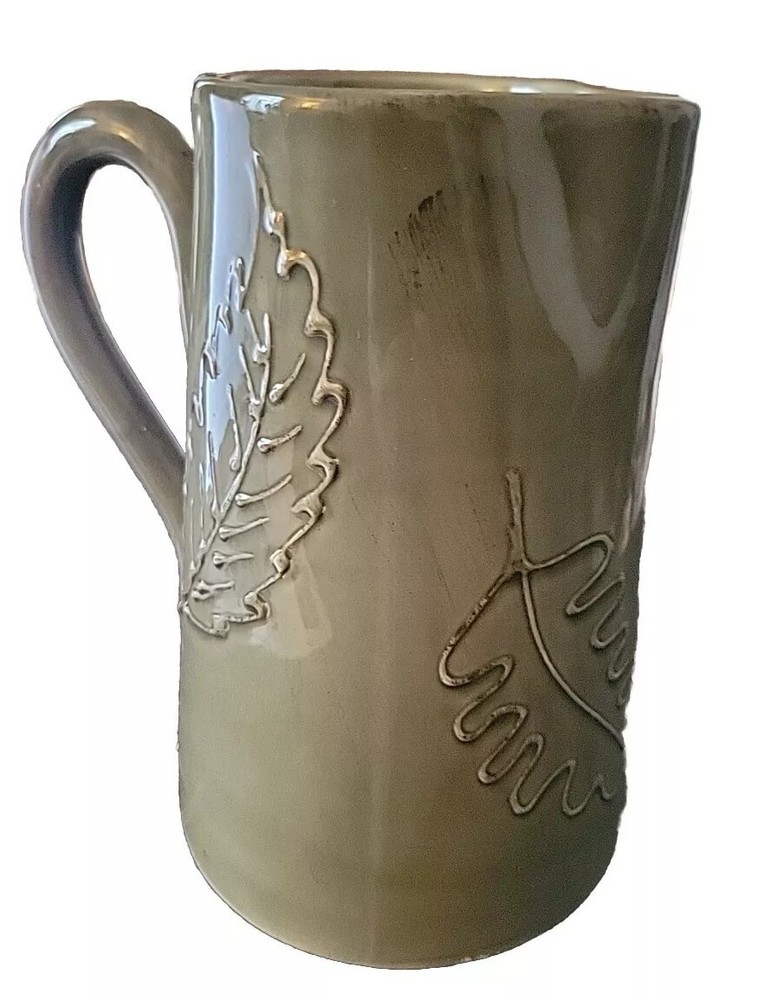 Raised Leaf Pitcher, Made In Italy