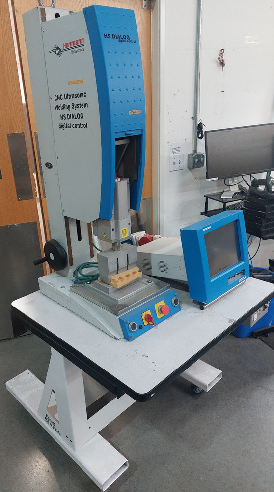 Hermann CNC Ultrasonic Welding System HSSDC w/ Elect'l adjustable height table