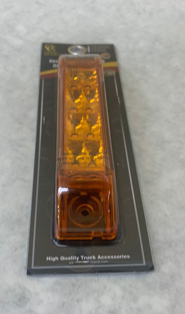 (Lot of 2) Grand General 75185 Rectangular Pearl 6" LED Dual Function Light