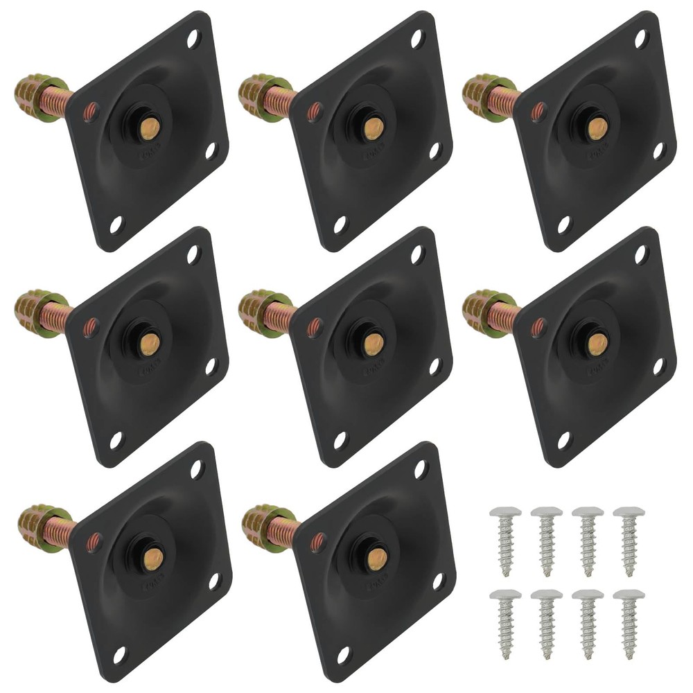 8Sets M8 Angled Legs Fixing Mounting Plate 12° Suitable for Securely Attachin...