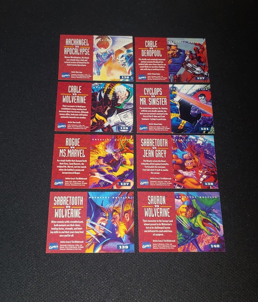 '95 Fleer Ultra Marvel X-Men Greatest Battles