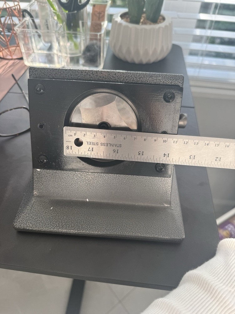 Manual Badge/Button Maker Machine with Lever and Circular Cutting Area