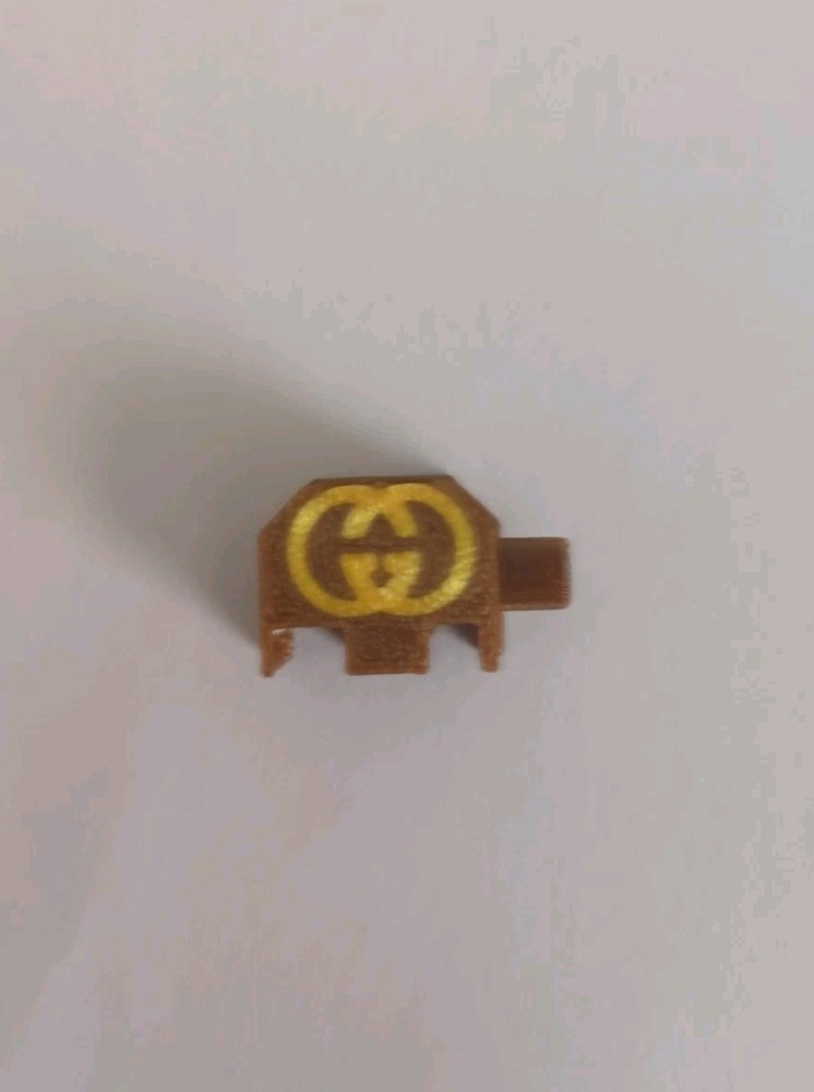 Airsoft Backplate Switch Gucci 3D Printed Non-Functional Airsoft Cosmetic