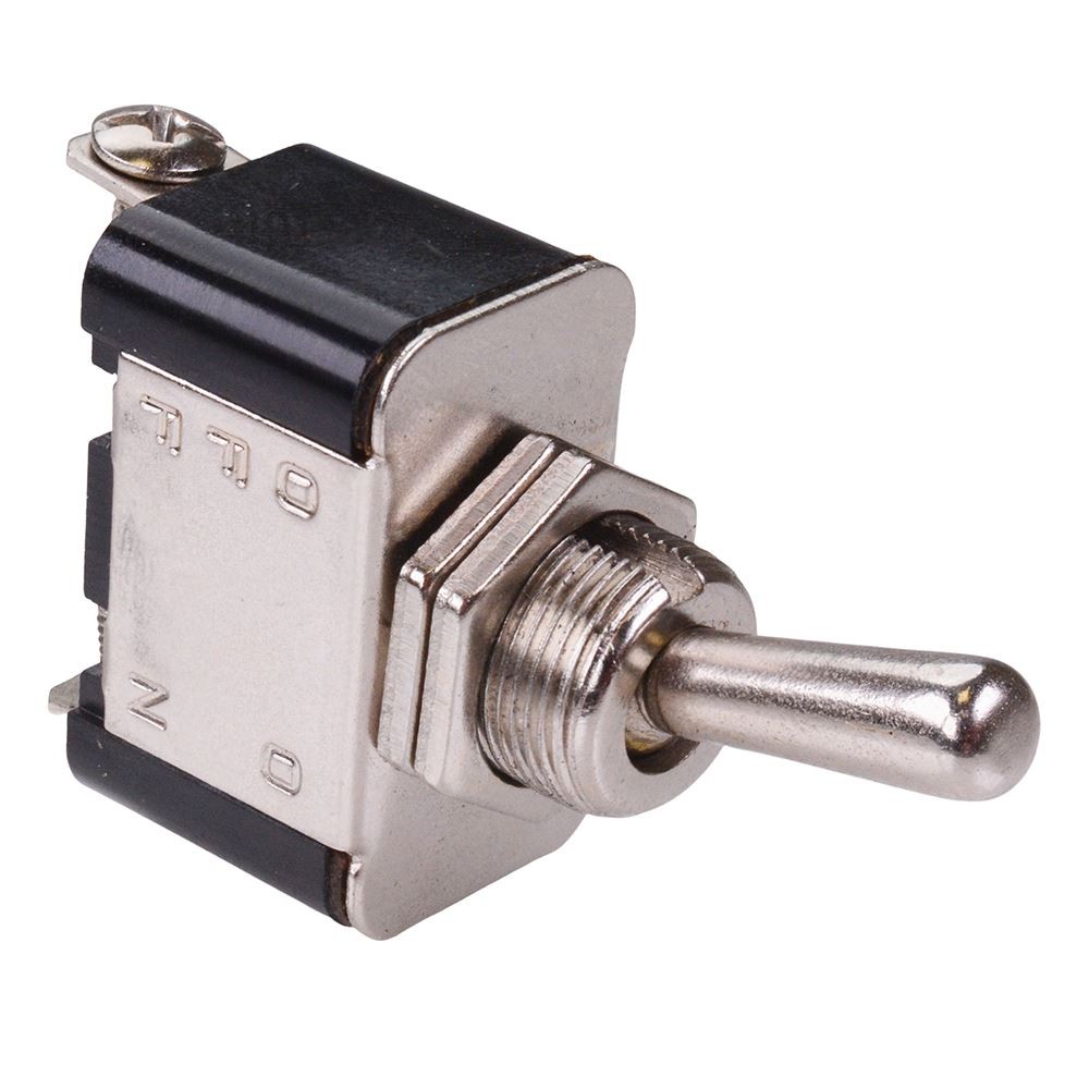On-Off Toggle Switch 12mm SPST Screw Terminals 15A