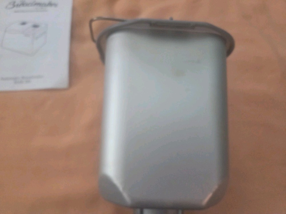 PAN , PADDLE & MANUAL FOR MR COFFEE BREAD MAKER MACHINE MODEL BMR200