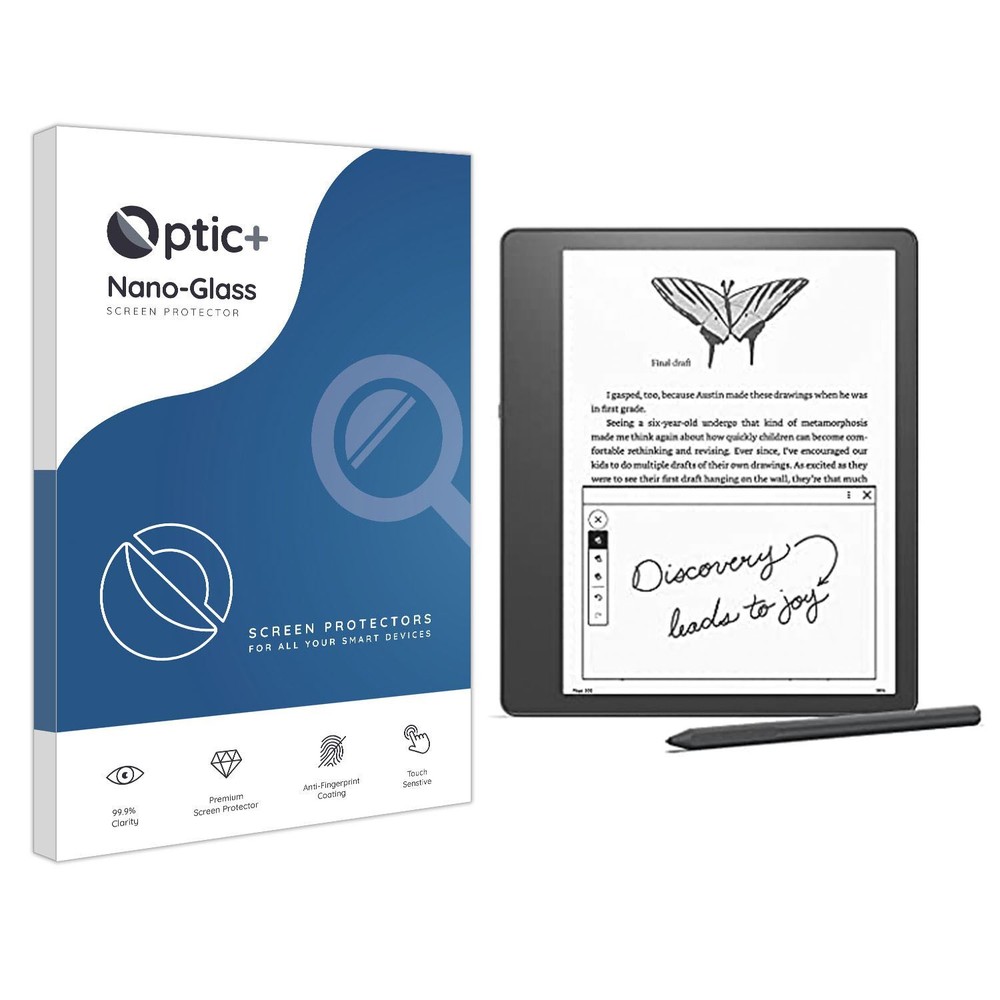 Optic+ Nano Glass Screen Protector for Amazon Kindle Scribe