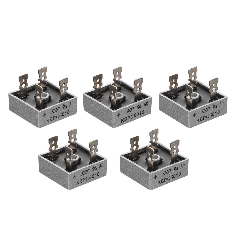 5 PCS bridge rectifier 1000V Rectifier Metal Case Rectifier Full Wave