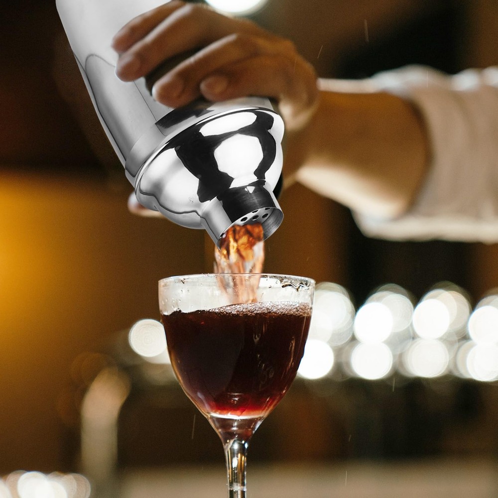 Ohtomber Cocktail Shaker Bartender Kit - 5PCS Martini with Strainer Muddler