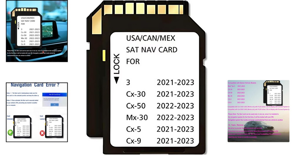 Effortless Navigation with 2023 Mazda GPS Map Memory Card - 10-