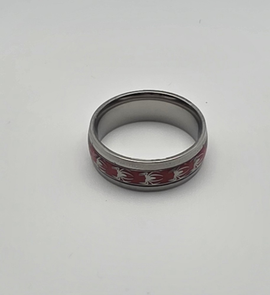 Marvel Spiderman Sterling Silver Ring Size 10