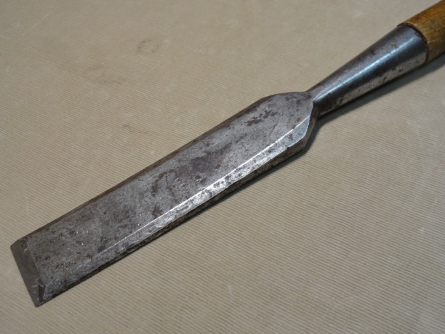 PS&W Co Heavy Framing Socket Mortise Chisel 2" Timber Frame Slick GOOD ONE 'P2'