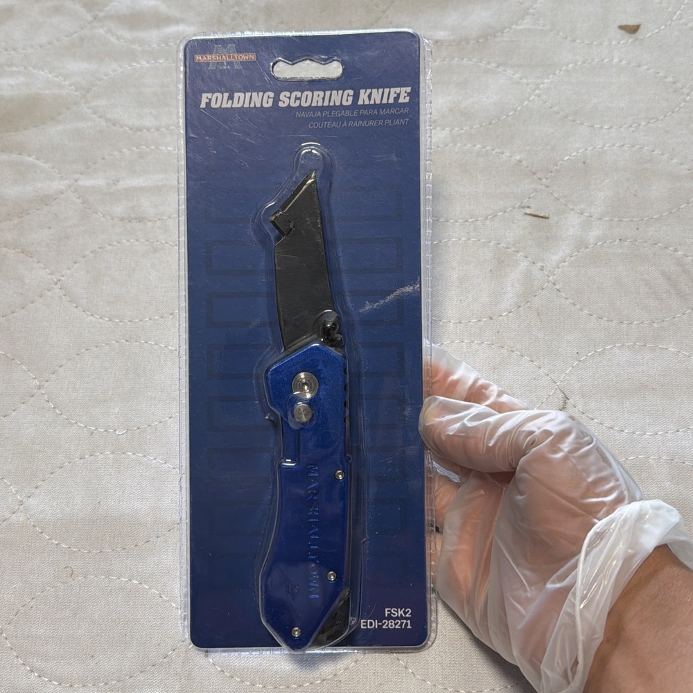 MARSHALLTOWN  FOLDING SCORING KNIFE