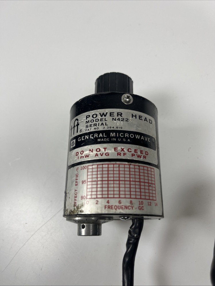 General Microwave Model N422B Power Head N422B