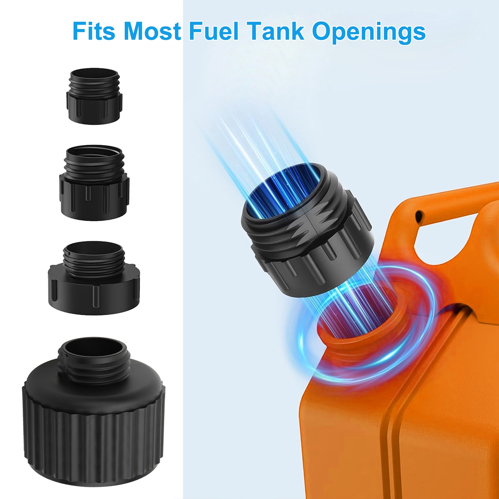 2in1 Automatic Portable Fuel Transfer Pump, Auto-Stop for Gas Diesel&Oil 3.2 GPM