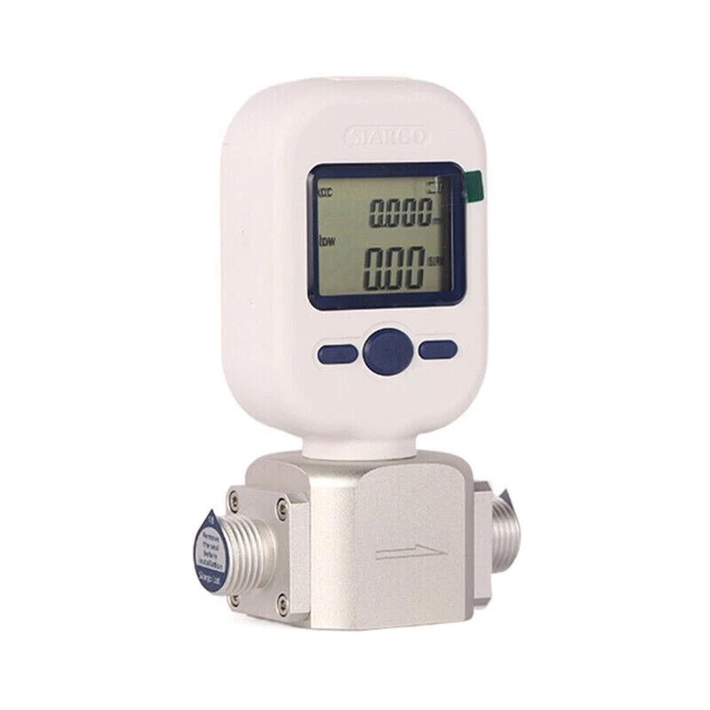 0-20L/min 6mm Digital Display Air Nitrogen Oxygen mass flowmeter Flow Meter