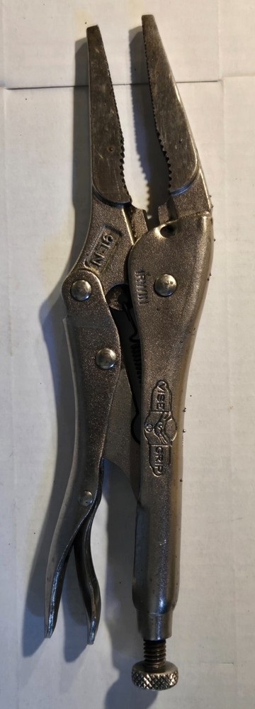 Irwin Long Nose Locking Pliers 9NL, Used