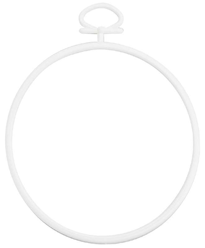 Just-A-Frame Round 2.5" 2/Pkg White