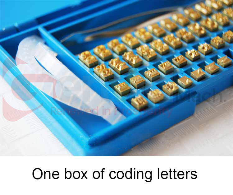 9PT Hot Ink Coding Machine R/T Type Numbers Character Customized Letters MY-380F