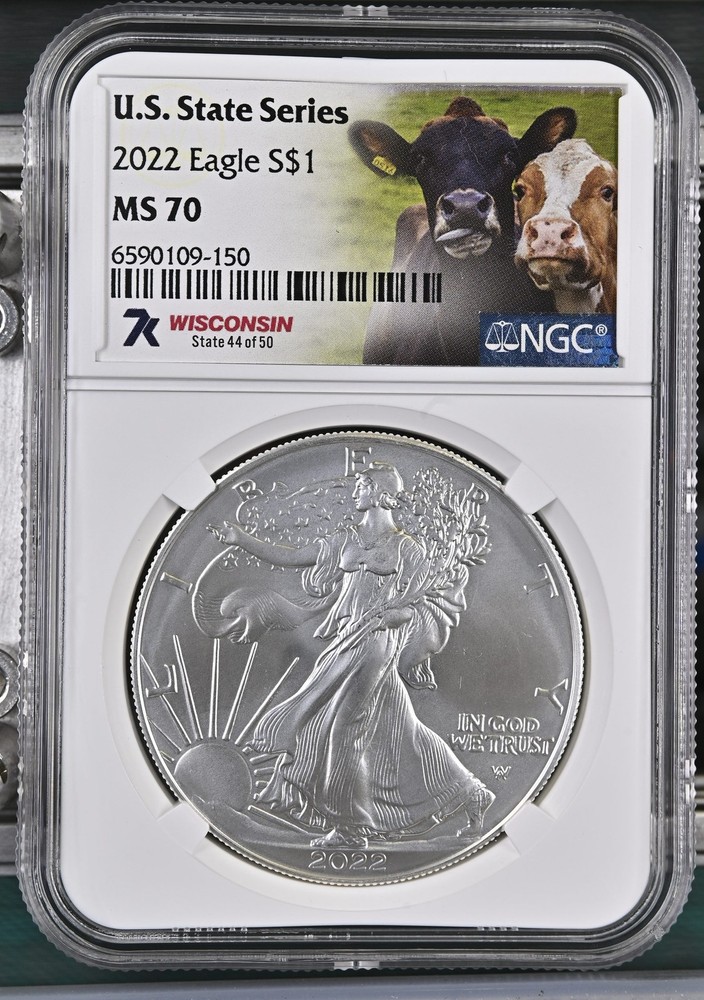 2022 Bullion Silver Eagles NGC MS-70