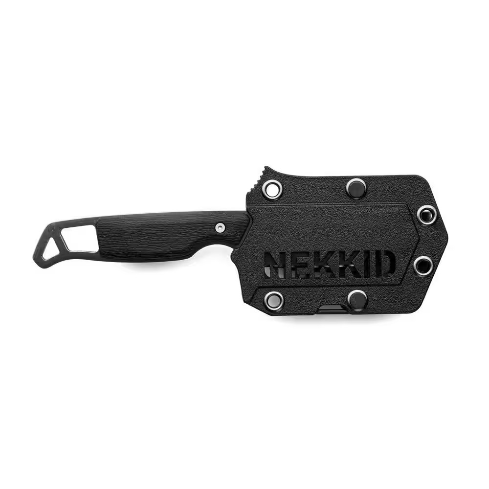 Nekkid 3 In. Tanto Fixed Blade Knife with Sheath
