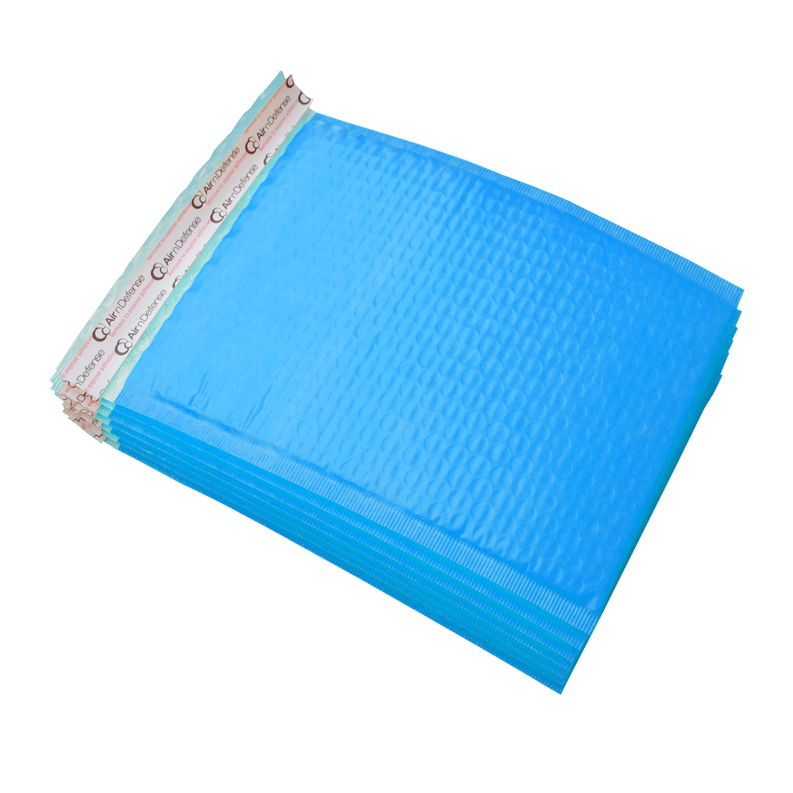 AirnDefense 500 #0 6.5X10" Blue Poly Bubble Mailers Shipping Padded Envelope