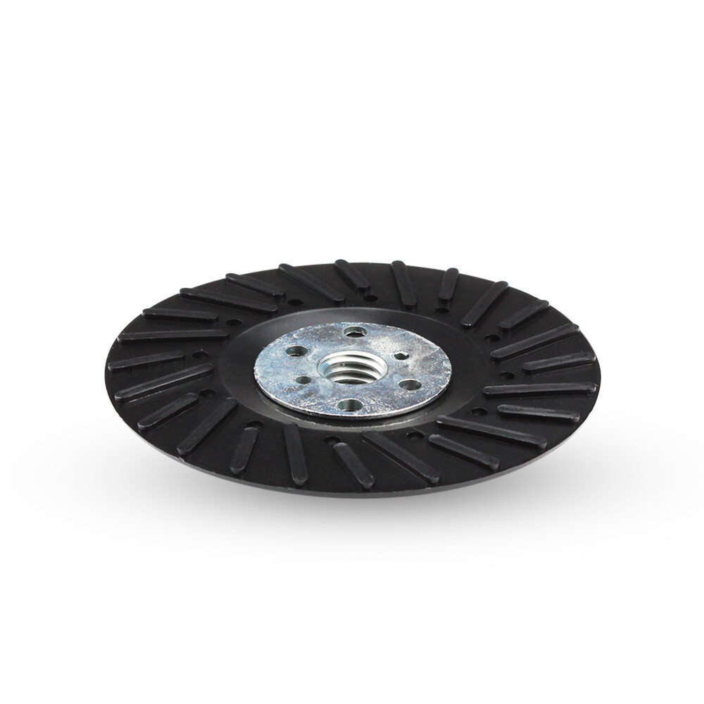 4-1/2" x 5/8"-11 Resin Fiber Disc Backing Pad with Lock Nut for Angle Grinder