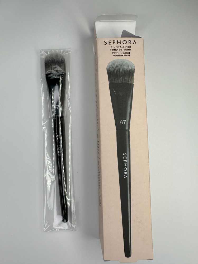 SEPHORA PRO Foundation Brush #47 – 100% Authentic Flawless Makeup Tool