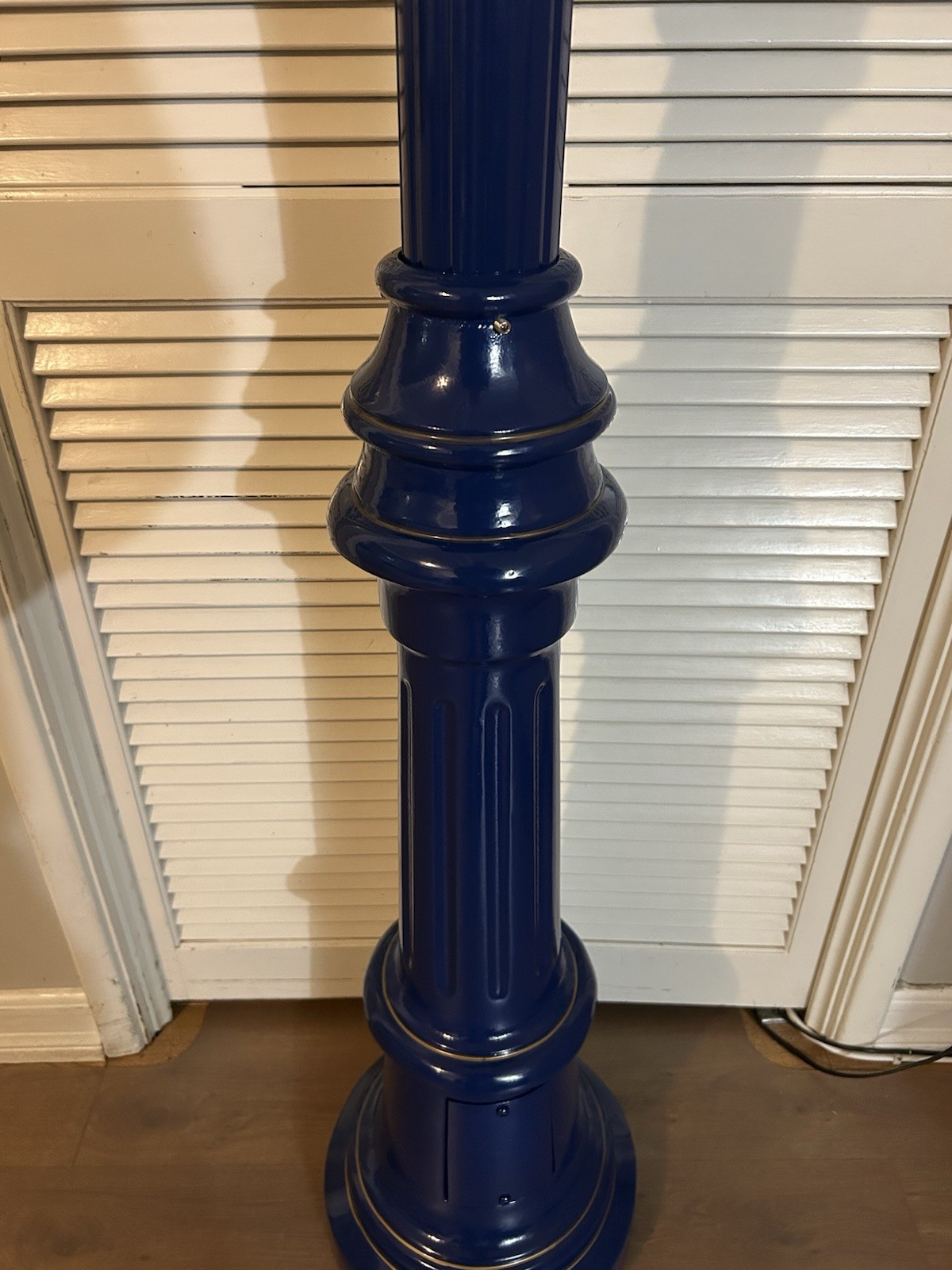 Gamewell Police Call Box With Matching Pedestal And Brass Eagle