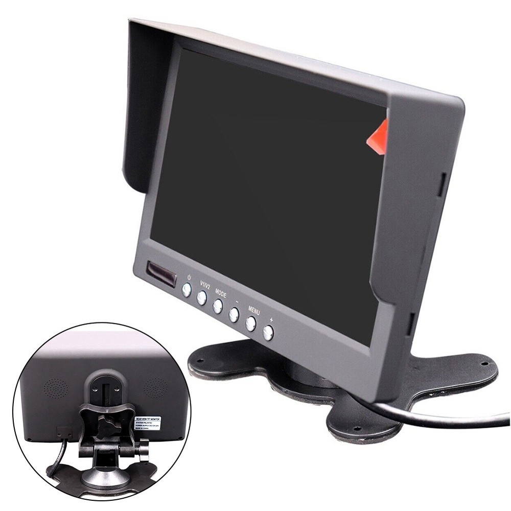 7/9in Stand Mount Bracket Holder Screen Display ABS Adjustable Vertically