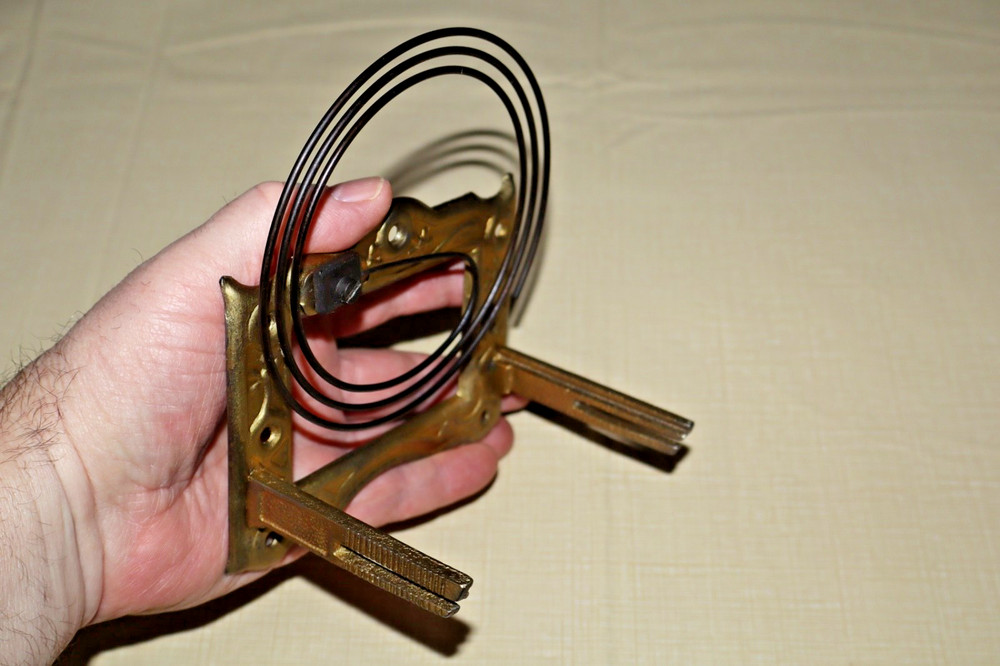 German Wall Clock Movement Mounting Bracket with Gong