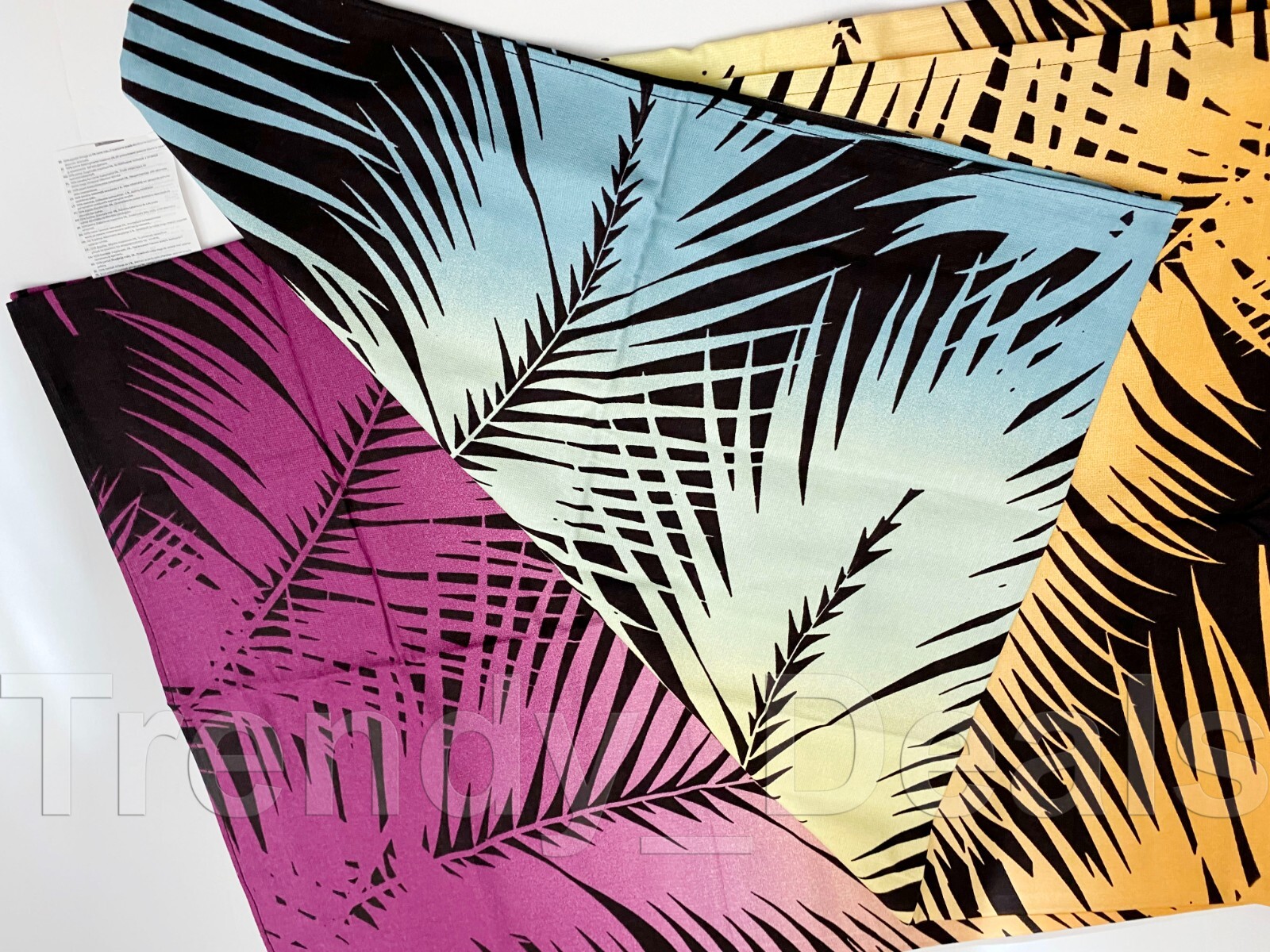 Ikea KASEBERGA Large Turkish Beach Towel/Blanket, Multicolor 59" x 71" - NEW