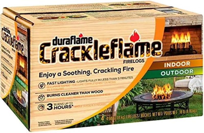Duraflame Crackleflame 4.5-lb Fire Log (4-Pack)