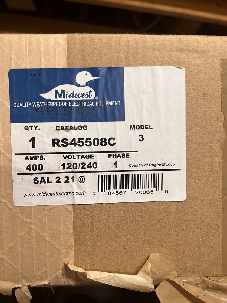 Midwest RS45508C (Inside Cover Only)
