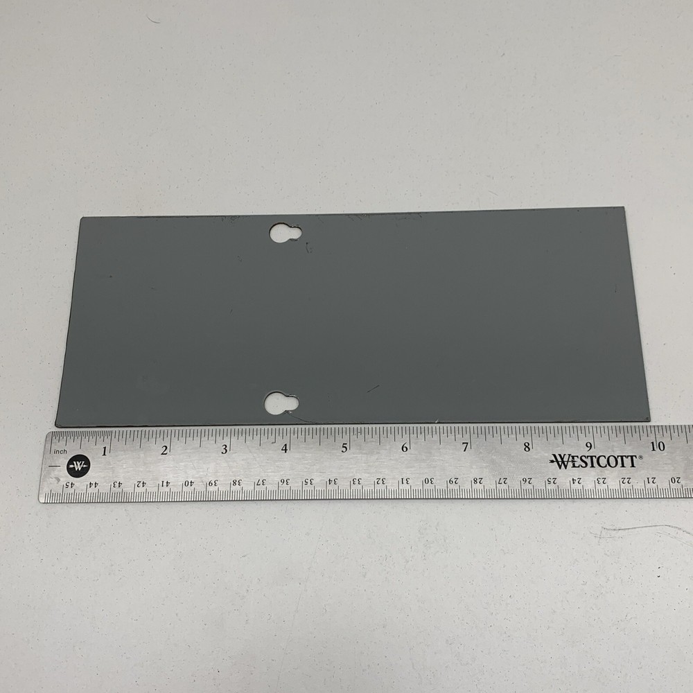 Electrical Panel Enclosure Junction Box Blank Screw Cover 10" x 4"