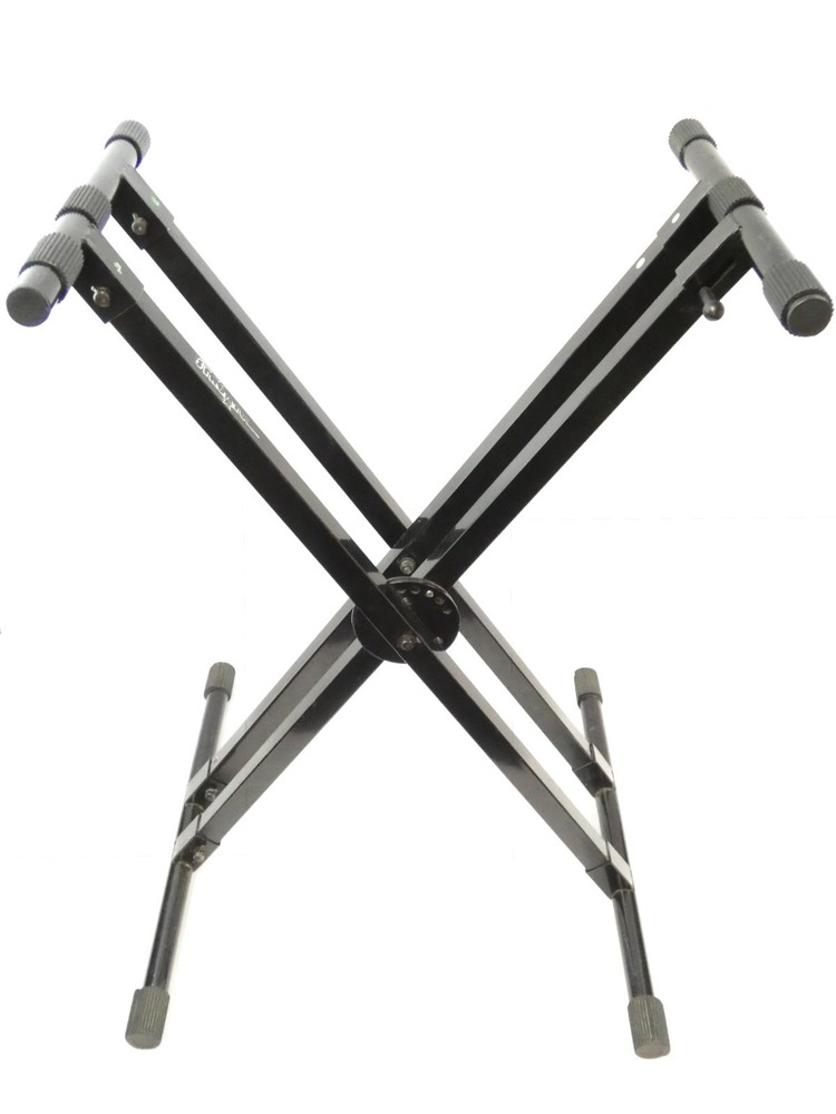 Stukture Double-Braced Quick Release Adjustable Folding Keyboard Stand