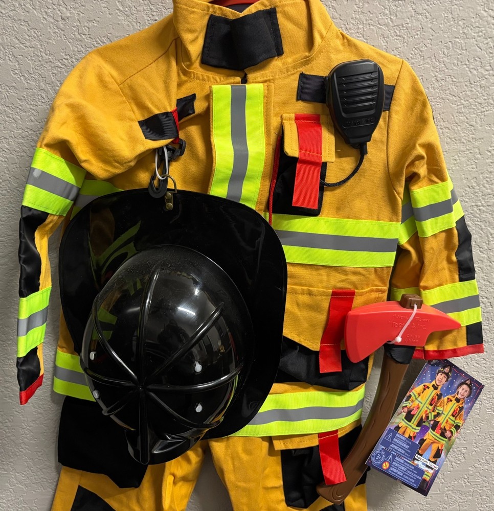 Kid's Teetot & Co Firefighter Costume - Multiple Sizes!