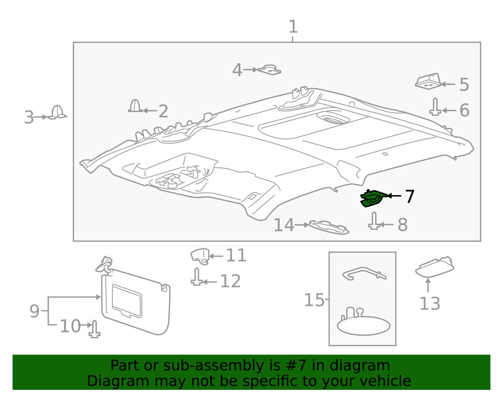 Genuine Ford Coat Hook FL3Z9929024AK