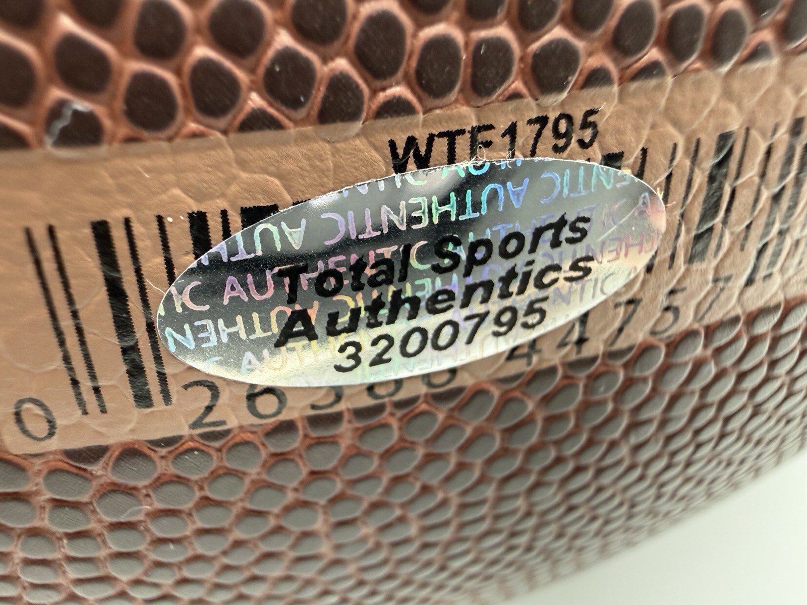 Josh Allen Signed Buffalo Bills Wilson Full Size NFL Football