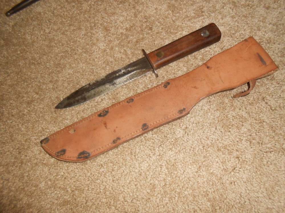 WW2 WWII U.S. Made Knife Fixed Blade Combat Dagger