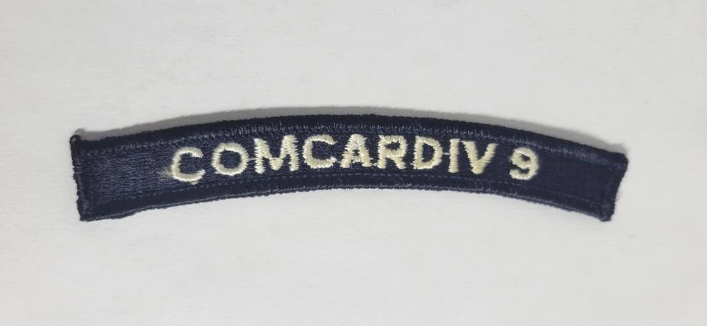 US Navy COMCARDIV 9  Commander Carrier Strike Group 9 Segment Patch